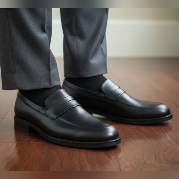 Baccus Shoemaker Other - Classic Black Men's Loafers